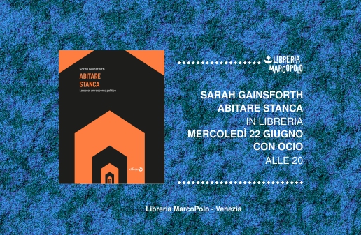 SARAH GAINSFORTH con OCIO alla MARCOPOLO